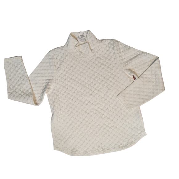 NWT J. Crew Quilted mockneck pullover Size S - Picture 2 of 8